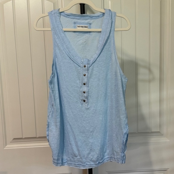 Free People Love Language Scoop Neck Tank Top - Picture 2 of 5
